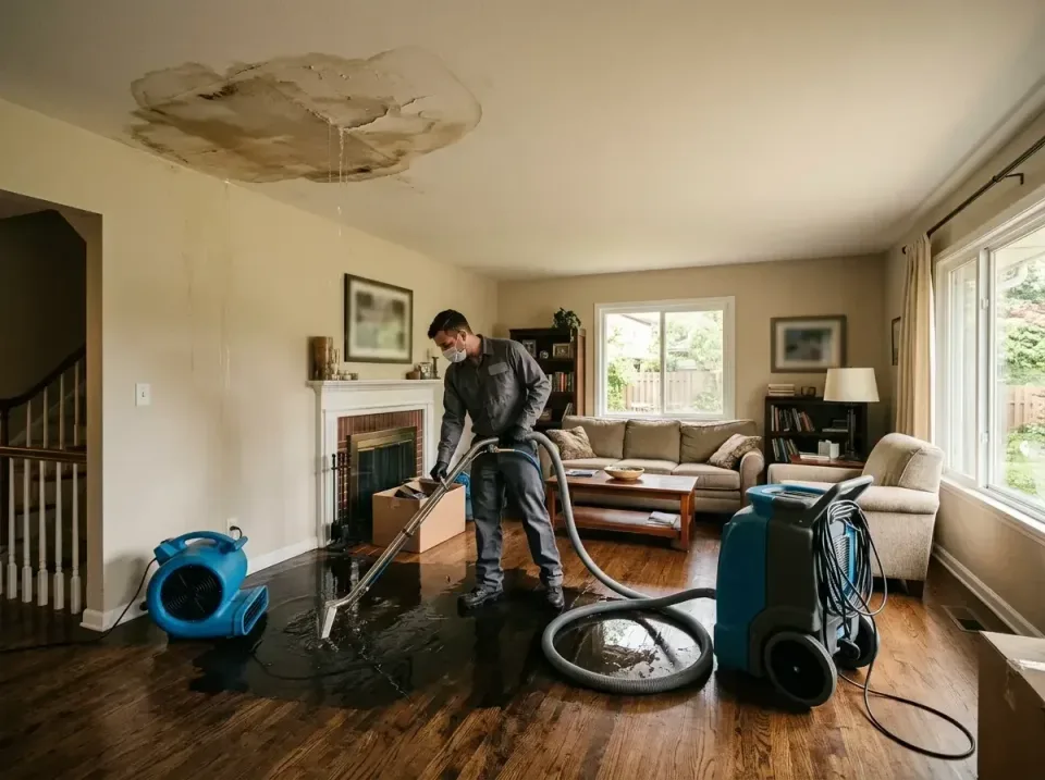 attic-pipe-burst-ceiling-drip-008 — frequently asked questions, Water Damage Restoration & Carpet Care in Lake Delton, WI
